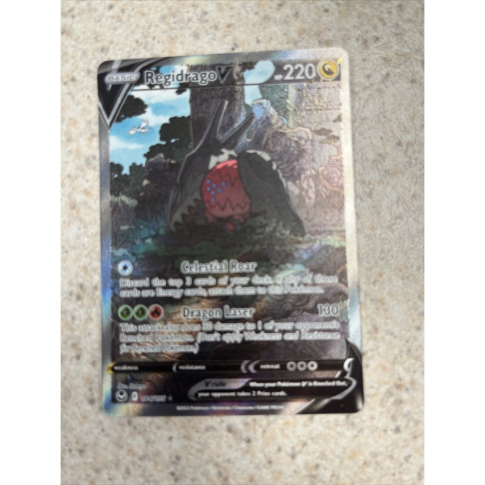 Pokémon TCG Regidrago V‎ Silver Tempest 184/195 Holo Ultra Rare
